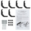 2005-2024 Nissan Frontier Crew Cab 3" Chrome Stainless Steel Side Step Nerf Bars