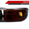 1999-2006 GMC Sierra/2007 Sierra Classic/2000-2006 Yukon/XL Factory Style Bumper Lights (Matte Black Housing/Clear Lens)