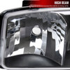 1999-2006 GMC Sierra/2007 Sierra Classic/2000-2006 Yukon/XL Factory Style Headlights and Bumper Lights with Amber Reflector (Matte Black Housing/Clear Lens)