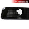 1999-2006 GMC Sierra/2007 Sierra Classic/2000-2006 Yukon/XL Factory Style Headlights and Bumper Lights with Amber Reflector (Matte Black Housing/Clear Lens)