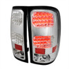 2007-2014 GMC Sierra LED Tail Lights (Chrome Housing/Clear Lens)