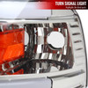 1994-2001 Dodge RAM 1500/ 1994-2002 RAM 2500/3500 Dual LED Bar Factory Style Headlights (Chrome Housing/Clear Lens)
