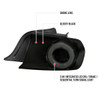 2015-2022 Ford Mustang Coupe/Convertible LED Tail Lights (Glossy Black Housing/Smoked Lens)