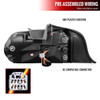 2015-2022 Ford Mustang Coupe/Convertible LED Tail Lights (Glossy Black Housing/Smoked Lens)