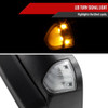 1998-2001 Dodge RAM 1500/1998-2002 RAM 2500/3500 Black Power Heated Towing Mirrors With Clear Lens LED Turn Signal