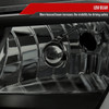 2000-2005 Chevrolet Impala LED Bar Factory Style Headlights  (Matte Black Housing/Smoked Lens)