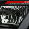2000-2005 Chevrolet Impala LED Bar Factory Style Headlights  (Matte Black Housing/Smoked Lens)