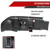 2000-2005 Chevrolet Impala LED Bar Factory Style Headlights  (Matte Black Housing/Smoked Lens)