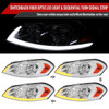 2006-2013 Chevrolet Impala/2014-2016 Impala Limited/2006-2007 Monte Carlo Switchback Sequential Signal LED Bar Factory Style Headlights (Chrome Housing/Clear Lens)