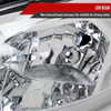 2006-2013 Chevrolet Impala/2014-2016 Impala Limited/2006-2007 Monte Carlo Switchback Sequential Signal LED Bar Factory Style Headlights (Chrome Housing/Clear Lens)