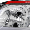 2006-2013 Chevrolet Impala/2014-2016 Impala Limited/2006-2007 Monte Carlo Switchback Sequential Signal LED Bar Factory Style Headlights (Chrome Housing/Clear Lens)