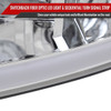2006-2013 Chevrolet Impala/2014-2016 Impala Limited/2006-2007 Monte Carlo Switchback Sequential Signal LED Bar Factory Style Headlights (Chrome Housing/Clear Lens)