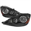 2006-2010 Toyota Sienna Factory Style Headlights w/ Amber Reflector (Matte Black Housing/Clear Lens)