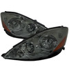 2006-2010 Toyota Sienna Factory Style Headlights w/ Amber Reflector (Chrome Housing/Smoked Lens)