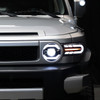 2007-2014 Toyota FJ Cruiser Switchback Sequential Turn Signal Animated LED Bar Projector Headlights (Matte Black Housing/Clear Lens)