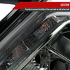 2014-2016 Nissan Rogue LED Strip Factory Style Headlights (Chrome Housing/Smoked Lens)