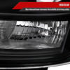 2003-2007 Cadillac CTS Halo Switchback Sequential LED Turn Signal Projector Headlights (Matte Black Housing/Clear Lens)