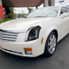 2003-2007 Cadillac CTS Halo Switchback Sequential LED Turn Signal Projector Headlights (Matte Black Housing/Clear Lens)