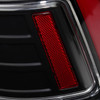 2009-2018 Dodge RAM 1500/2019-2022 RAM 1500 Classic/2010-2018 RAM 2500 3500 Red LED Bar Tail Lights (Matte Black Housing/Clear Lens)