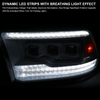2009-2018 Dodge RAM 1500 / 2019 RAM Classic / 2010-2018 RAM 2500 3500 Switchback Sequential Full LED Projector Headlights (White Housing/Clear Lens)