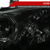 2006-2011 Honda Civic Sedan Projector Headlights w/ R8 Style LED Light Strip (Chrome Housing/Smoke Lens)