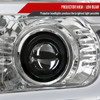 2005-2011 Toyota Tacoma LED Bar Projector Headlights (Chrome Housing/Clear Lens)