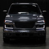 2004-2012 Chevrolet Colorado/GMC Canyon LED Sequential Turn Signal Projector Headlights and Corner Lamp Assembly (Matte Black Housing/Smoked Lens)
