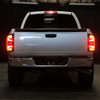 2007-2009 Dodge RAM 1500/2500/3500 White LED Bar Tail Lights (Matte Black Housing/Smoke Lens)