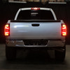 2007-2009 Dodge RAM 1500/2500/3500 White LED Bar Tail Lights (Matte Black Housing/Clear Lens)