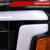 2015-2019 Chevrolet Silverado 2500HD/3500HD Switchback Sequential LED Turn Signal Projector Headlights (Glossy Black Housing/Clear Lens)