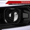 2015-2019 Chevrolet Silverado 2500HD/3500HD Switchback Sequential LED Turn Signal Projector Headlights (Matte Black Housing/Clear Lens)