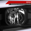2015-2019 Chevrolet Silverado 2500HD/3500HD Switchback Sequential LED Turn Signal Projector Headlights (Matte Black Housing/Clear Lens)