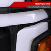 2015-2019 Chevrolet Silverado 2500HD/3500HD Switchback Sequential LED Turn Signal Projector Headlights (Matte Black Housing/Clear Lens)