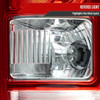 2015-2017 Ford F-150 Factory Style Passenger/Right Replacement Tail Light Assembly (Chrome Housing/Red Clear Lens)