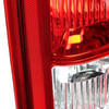 2015-2017 Ford F-150 Factory Style Passenger/Right Replacement Tail Light Assembly (Chrome Housing/Red Clear Lens)