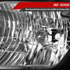2008-2010 Toyota Highlander Factory Halogen Replacement Headlights (Matte Black Housing/Clear Lens)