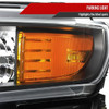 2019-2021 Chevrolet Silverado 1500 Driver/Left Side Factory Style Projector Headlight (Matte Black Housing/Clear Lens)