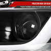 2016-2021 Honda Civic Projector Headlights w/ LED Switchback Sequential Turn Signal (Matte Black Housing/Clear Lens)