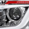 2016-2021 Honda Civic LED Headlights w/ LED Switchback Sequential Turn Signal (Chrome Housing/Clear Lens)
