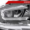 2016-2021 Honda Civic LED Headlights w/ LED Switchback Sequential Turn Signal (Chrome Housing/Clear Lens)