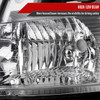 2005-2009 Chevy Equinox Factory Style Headlights with Sequential Switchback LED Bar Turn Signal (Chrome Housing/Clear Lens)