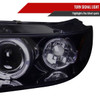 2006-2011 Honda Civic Coupe Dual Halo Projector Headlights (Glossy Black Housing/Smoke Lens)