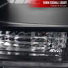 2008-2012 Chevrolet Malibu LS/LT/LTZ/Hybrid Crystal Headlights w/ Amber Reflectors (Matte Black Housing/Clear Lens)