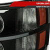2007-2013 Chevrolet Silverado 1500 2500 3500 LED Strip Dual Halo Projector Headlights (Matte Black Housing/Smoke Lens)