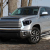 2014-2021 Toyota Tundra LED C-Bar Projector Headlights w/ Sequential Turn Signal Lights (Glossy Black Housing/Smoked Lens)