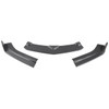 2016-2018 Chevrolet Camaro Matte Black Polypropylene 3PC Front Bumper Lip Set