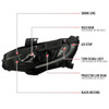 2016-2021 Honda Civic LED Strip Factory Style Projector Headlights (Matte Black Housing/Smoked Lens)