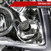 2008-2010 Scion xB Single Halo Projector Headlights (Chrome Housing/Clear Lens)