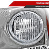 2007-2009 Nissan Sentra Factory Style Headlights with Amber Reflector (Chrome Housing/Clear Lens)