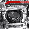 2010-2016 Cadillac SRX Full Switchback Sequential LED DRL Projector Headlights (Chrome Housing/Clear Lens)